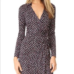 Diane Von Furstenberg New Jeanne wrap dress silk 4